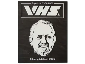 Cadeau 25 jaar bedrijf VHS