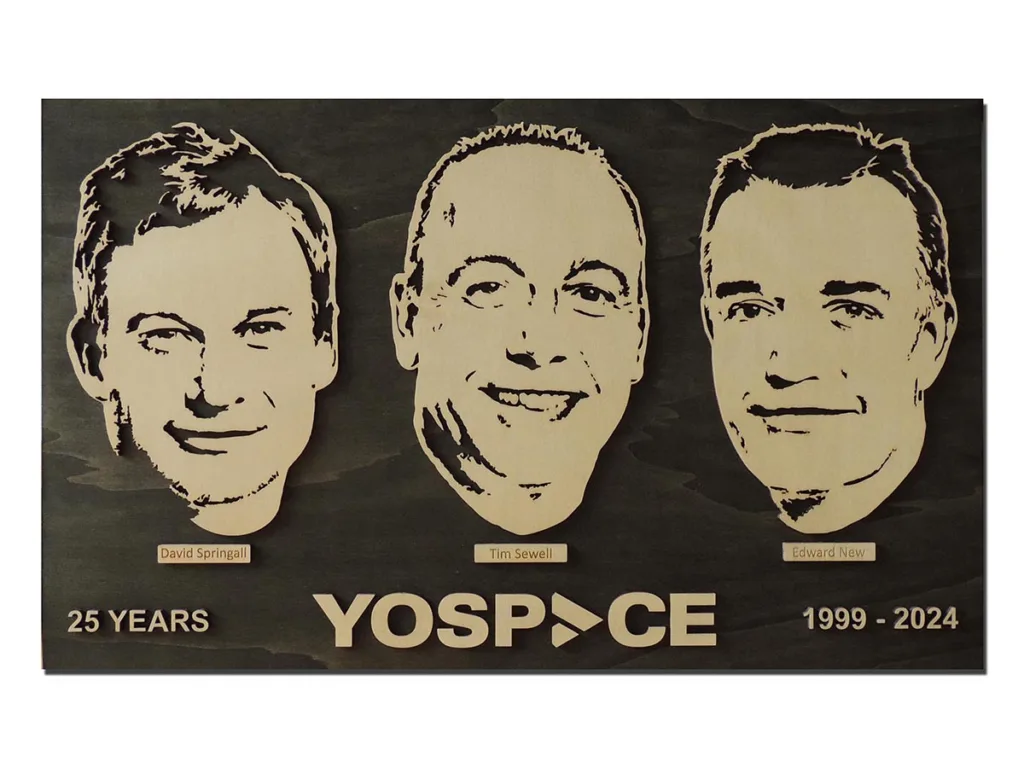 Gift 25 years company Yospace