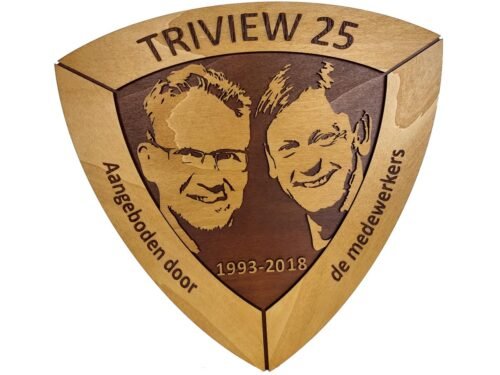 cadeau jubileum 25 jaar bedrijf Triview